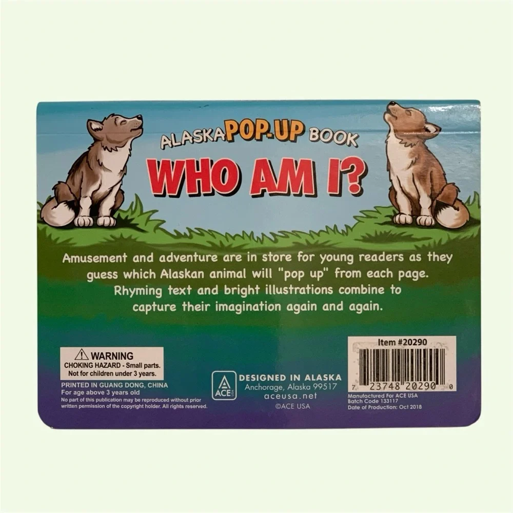 Alaska Pop-Up Book: Who Am I? Hard Cover Board Book by Pam Clifton